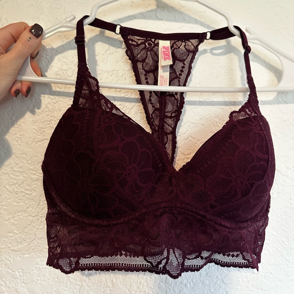 Victorias Secret PINK Maroon Bralette